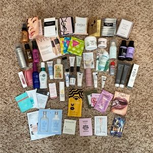 Large Haircare Skincare Makeup Sample LOT